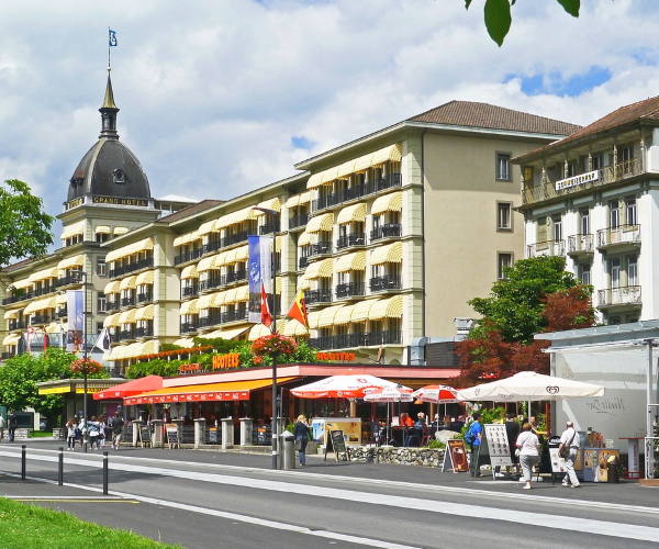 Interlaken, Switzerland, city center